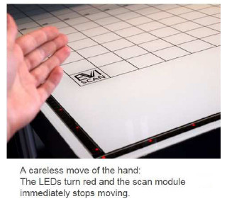 eviscan working table light barrier