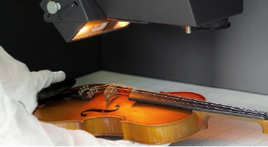 violine examined in the eviscan